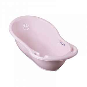 Tega Baby Dětská vanička anatomická 86 cm Kačenka - sv. růžová