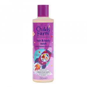 Childs Farm Mycí emulze na vlasy a tělo ostružina a jablko 250 ml