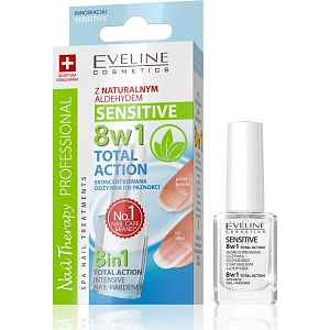 EVELINE SPA Nail Total 8v1 Sensitive kondic. 12ml
