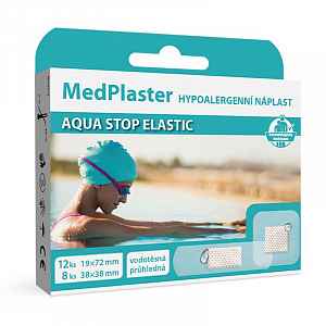 MedPlaster Náplast AQUA stop elastic 2 velikosti 20ks