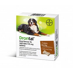 Drontal Dog Flavour XL 525/504/175 mg 2 tablety