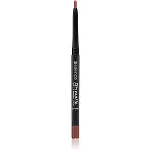 essence 8h Matte Comfort matná tužka na rty s ořezávátkem odstín 02 Silky Hazelnut 0,3 g