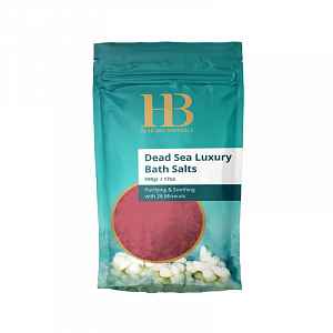 H&B Dead Sea Minerals Luxusní sůl do koupele Růže 500 g