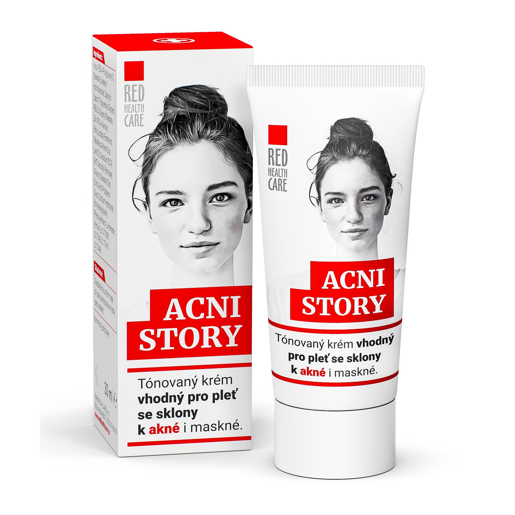 Red Health Care ACNI STORY tónovaný krém 30 ml