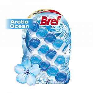 Bref Brilliant Gel All in 1 Artic Ocean WC blok  3 x 42 g