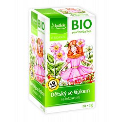 Apotheke BIO Dětský ovocný čaj se šípkem nálevové sáčky 20x 2 g