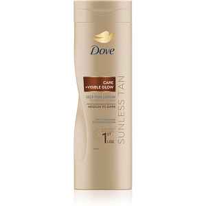 Dove Care&Glow Sunless Tan samoopalovací mléko odstín Dark 400 ml