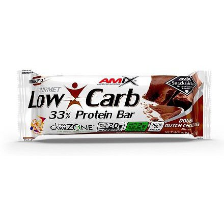 Low-Carb 33% Protein Bar - 60g - Double Dutch Chocolate