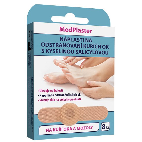 MedPlaster Náplasti na odstraňování kuřích ok 8ks