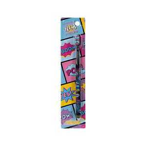 Montcarotte Teens Toothbrush Black zubní kartáček 1 ks