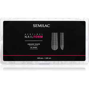 Semilac Accessories Acrylgel Nail Form šablony na nehty velikost Square 120 ks