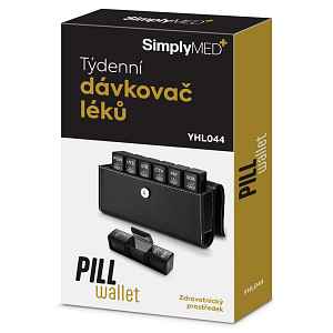 SimplyMed Pill Wallet dávkovač léků týdenní YHL044