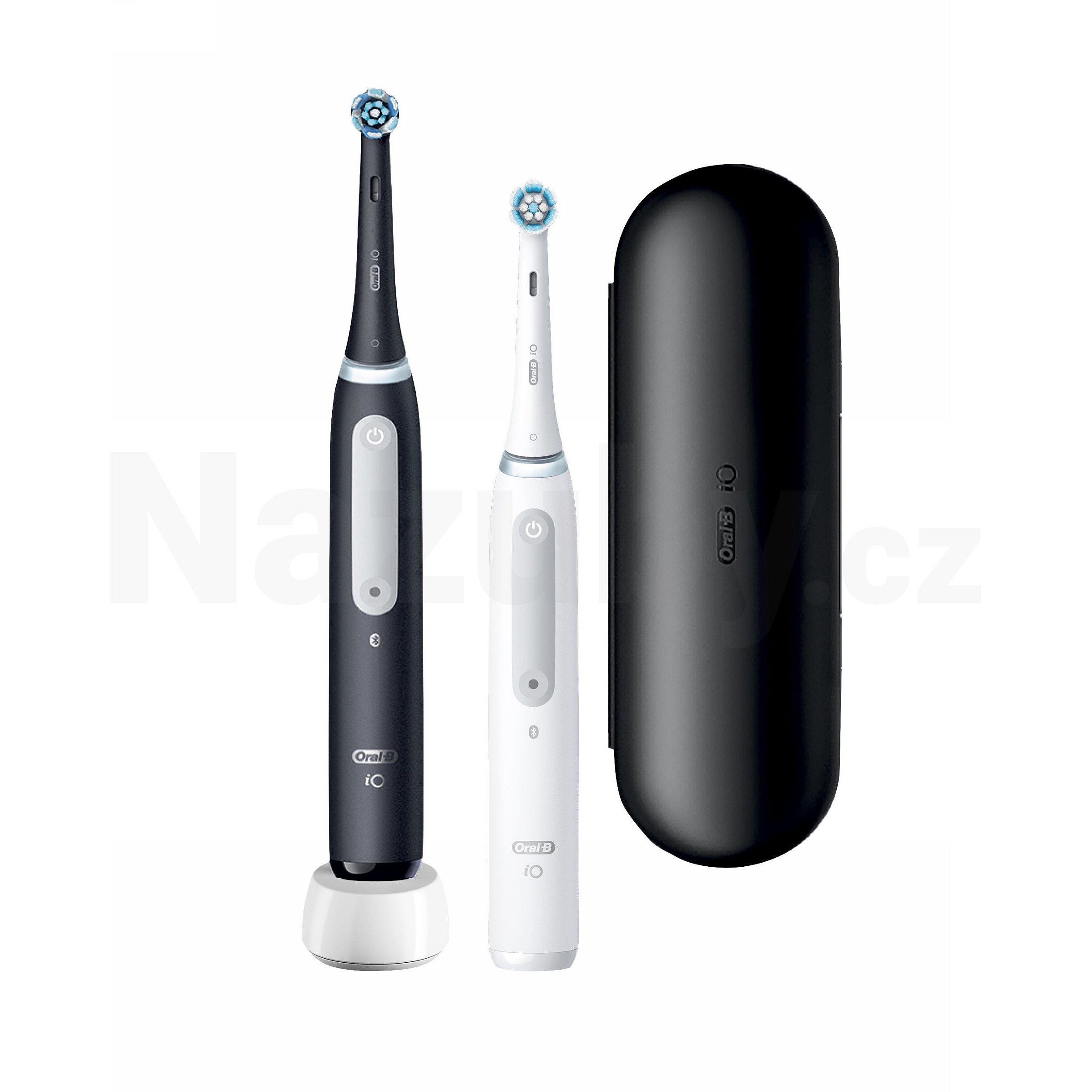 Oral-B iO Series 4 Duo Black+White magnetický zubní kartáček 2 ks - 100 dní na vyzkoušení produktu