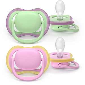Philips Avent Ultra Air SCF087/12 6-18m dudlík Girl 2 ks