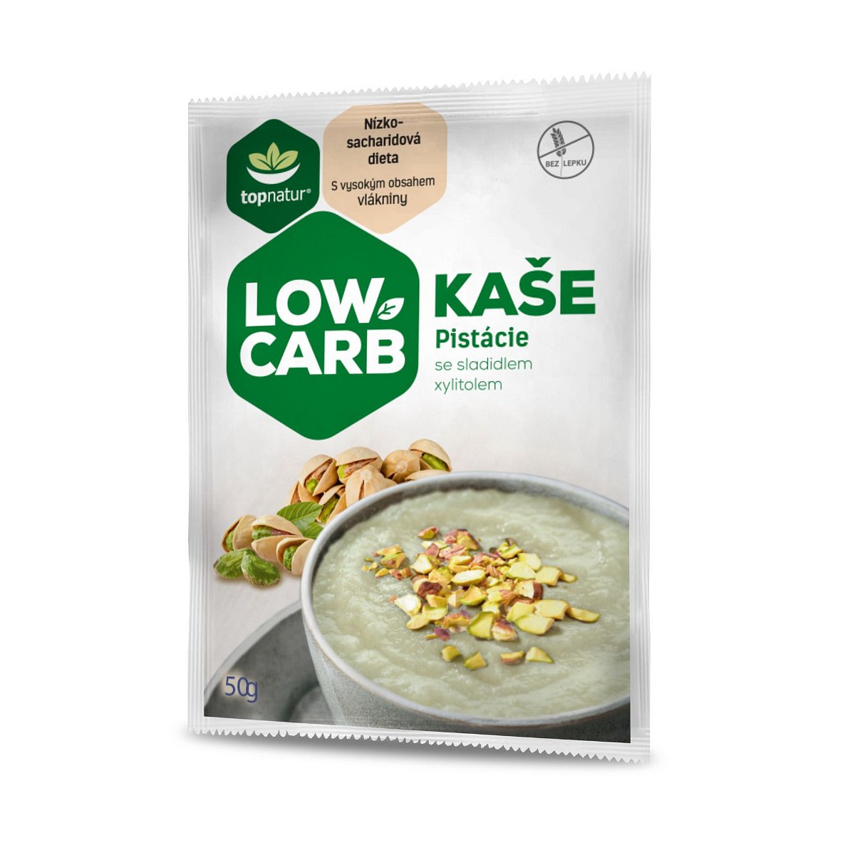 Topnatur Low Carb Kaše pistáciová 50 g