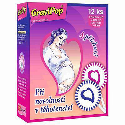 VitaHarmony GraviPop 12ks nevolnost v těhot.mix