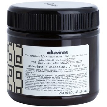 Davines Alchemic Chocolate hydratační kondicionér pro zvýraznění barvy vlasů  250 ml
