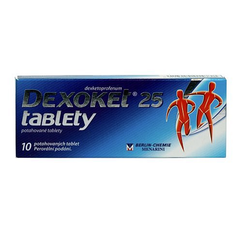 Dexoket 25 mg 10 tablet