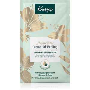 Kneipp Luxurious Sheabutter tělový peeling s bambuckým máslem Sandalwood & Bio Sheabutter 40 ml