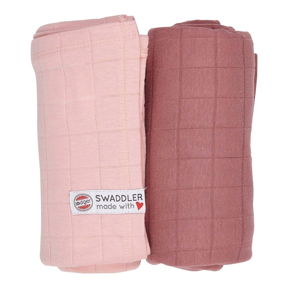 LODGER Osušky Swaddler Solid 2 ks Sensitive/Plush 120x120 cm