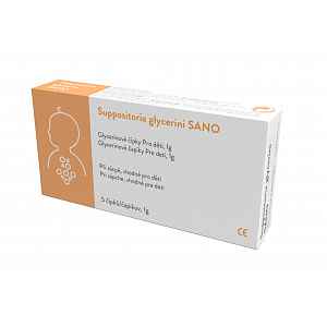 Supp.glycerini Sano Glycerín.čípky Pro Děti 1g 5ks