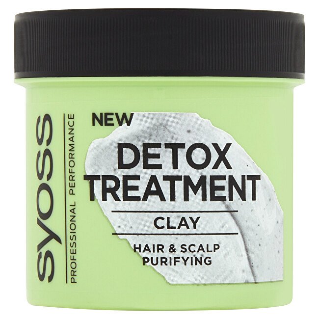 Syoss Hliněná kúra pro čištění vlasů a pokožky hlavy (Detox Clay)  200 ml