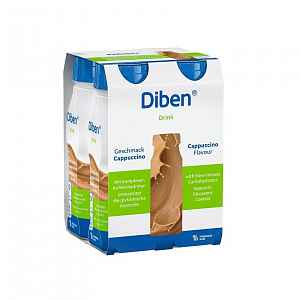 Diben drink cappuccino perorální roztok  4 x 200 ml