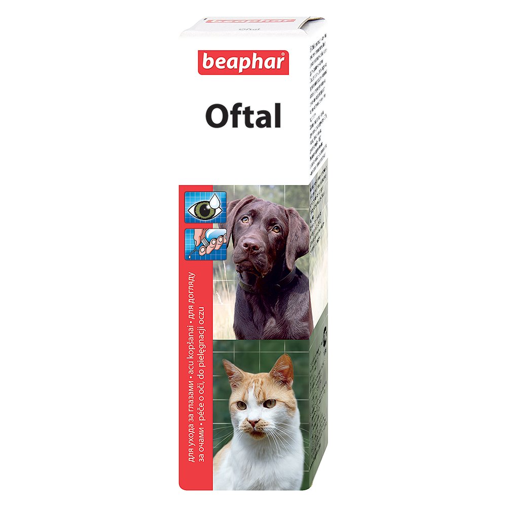 Beaphar oční kapky Oftal pes, kočka 50ml