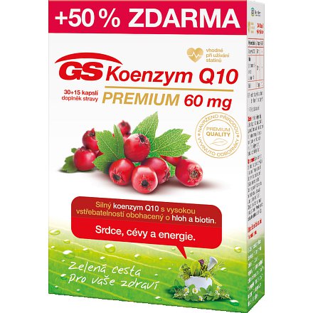 GS Koenzym Q10 60mg Premium cps. 30+15