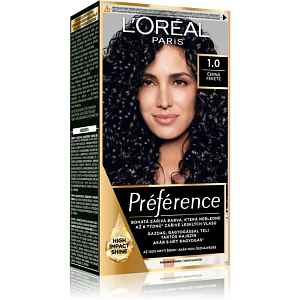 L’Oréal Paris Préférence barva na vlasy odstín 1 Black 1 ks