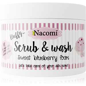 Nacomi Fluffy... Sweet Blueberry Foam tělový peeling 180 ml