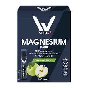 WellMix Tekuté magnesium s příchutí jablka 175 ml
