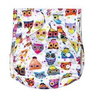 T-tomi Kapsová plena AIO patentky 3-15 kg 1 ks owl friends