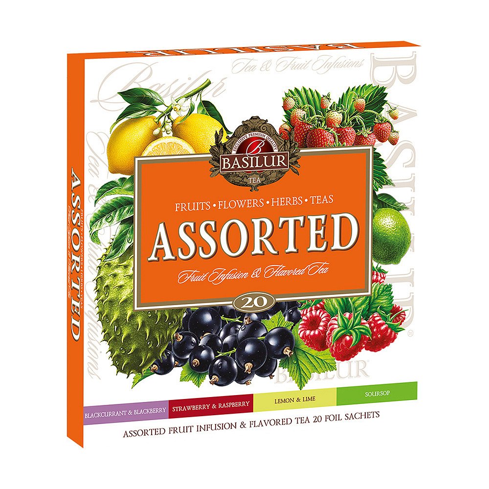 BASILUR Assorted Fruit & Flavoured Tea 20 sáčků