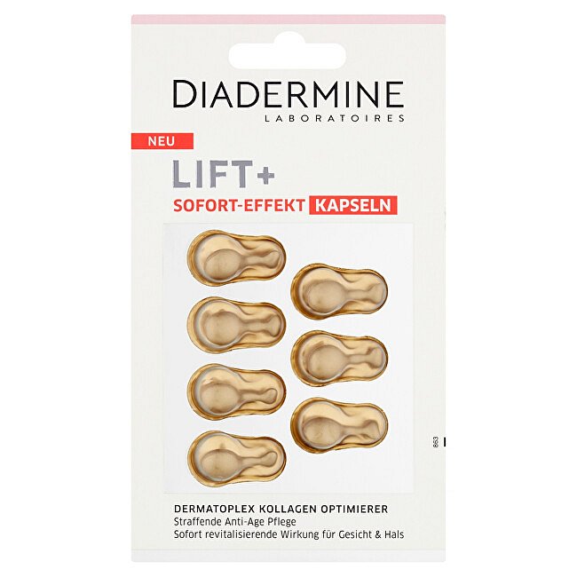Diadermine Zpevňující kapsle s okamžitým efektem Lift+  7 ks
