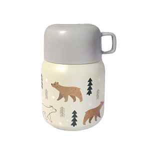 Kitchisimo Termoska na jídlo 400 ml 1 ks medvěd