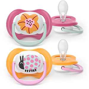 Philips Avent Ultra Air SCF080/27 6-18 m dudlík Girl 2 ks