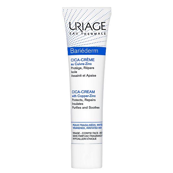 Uriage Reparativní krém s obsahem mědi a zinku Bariéderm Cica (Repairing Cica-Cream With Cu-Zn) 40ml