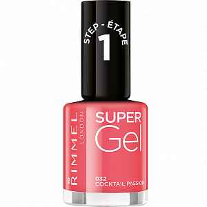 Rimmel Super Gel gelový lak na nehty 032 Cocktail Passion, 12 ml