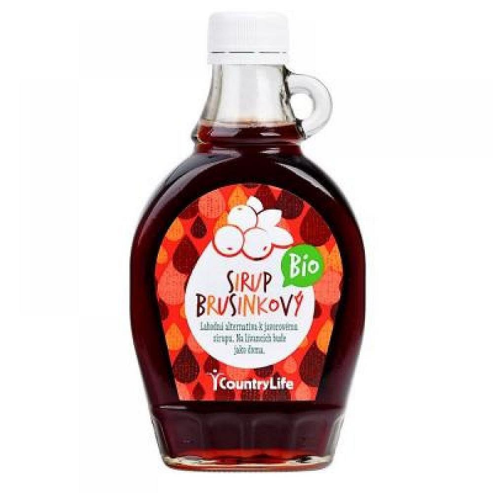 COUNTRY LIFE Brusinkový sirup BIO 250 ml