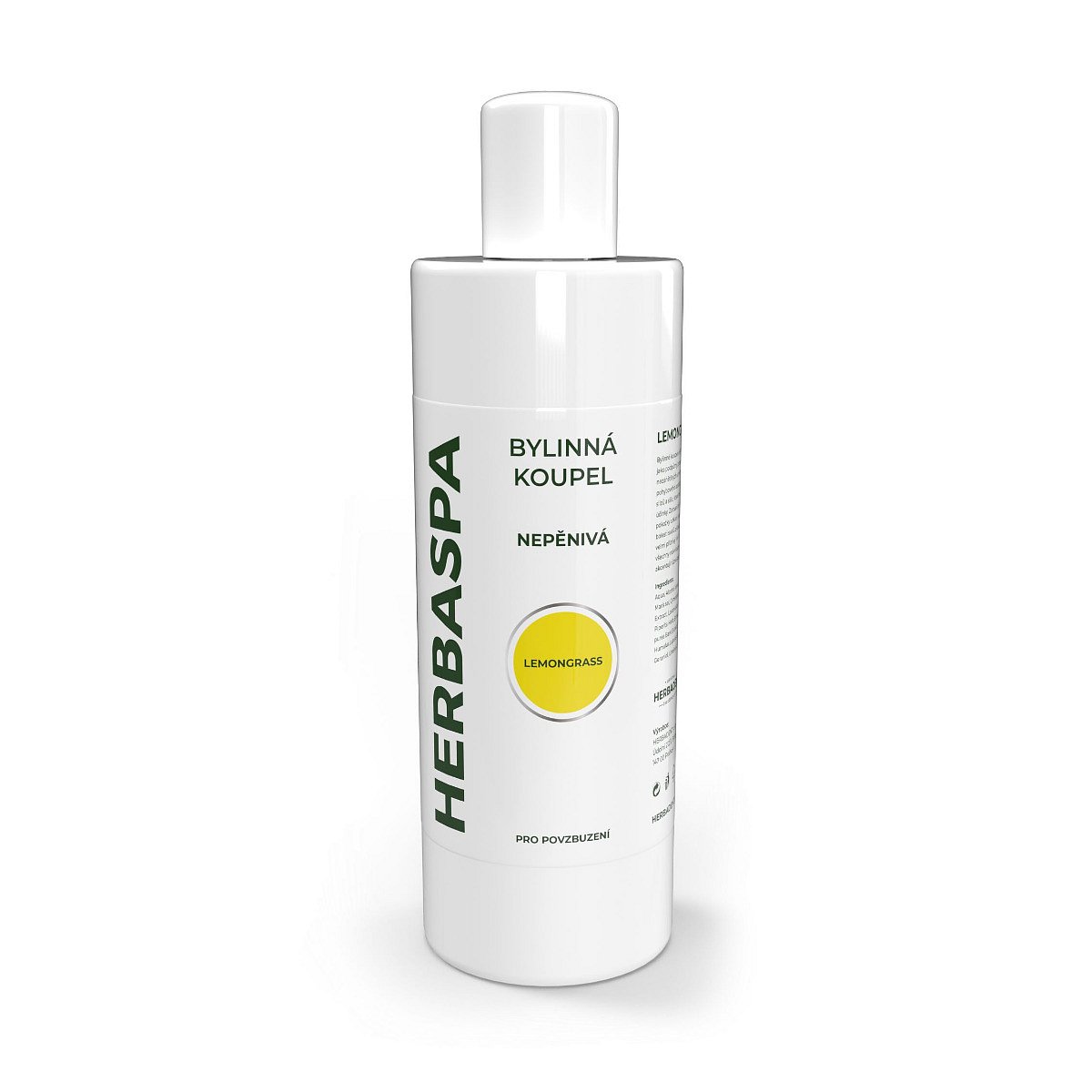 HERBASPA Bylinná koupel nepěnivá Lemongrass 400 ml