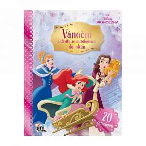 JIRI MODELS Vánoční aktivity se samolepkami do oken Princezny 1 ks
