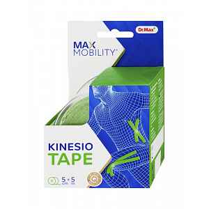 Dr. Max Kinesio Tape Green 5 cm x 5 m tejpovací páska 1 ks