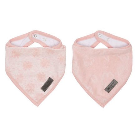 Bandana slintáček Bébé-jou Fabulous Blush Pink 2ks