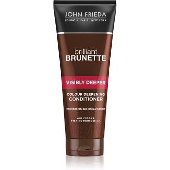 John Frieda Brilliant Brunette Visibly Deeper hydratační kondicionér na ochranu barvy pro tmavé vlasy 250 ml