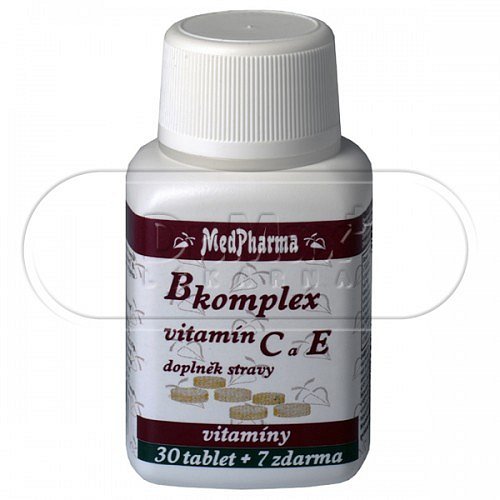 MedPharma B-komplex+vit.C+vit.E tbl.37