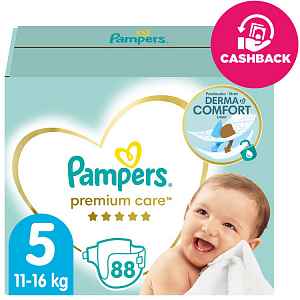 Pampers Plenky Premium Mega Box S5 88