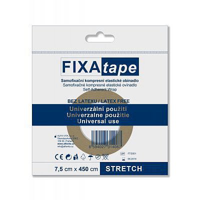 FIXAtape STRETCH 7.5cmx450cm samofixační obinadlo