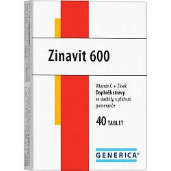 Generica Zinavit 600 40 cucavých tablet