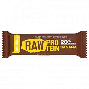 Bombus, tyčinka RAW Protein 20%, banana 5x50 g